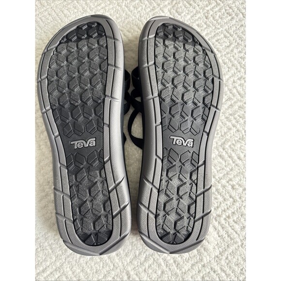 Teva Women's Tirra Traveler Flip Flop Sandals Black Sz 10 - Picture 5 of 7